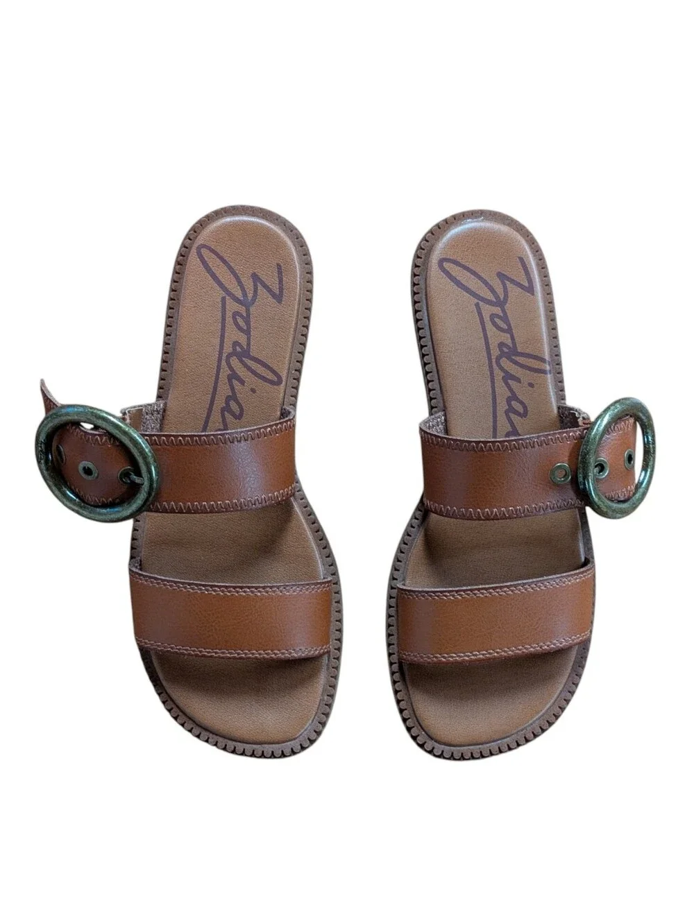 Zodiac Frida Brown Slide Sandal Size 8.5